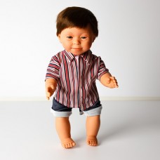 Doll - Down Syndrome Boy Brunette